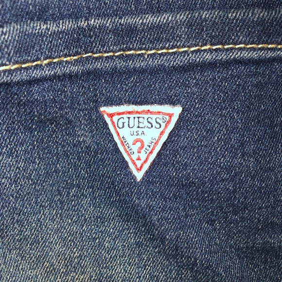 Guess Dark Denim Shorts - Picture 3 of 5